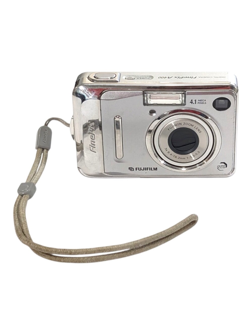Fujifilm FinePix A400 4.1MP Digital Camera Silver Tested Y2K